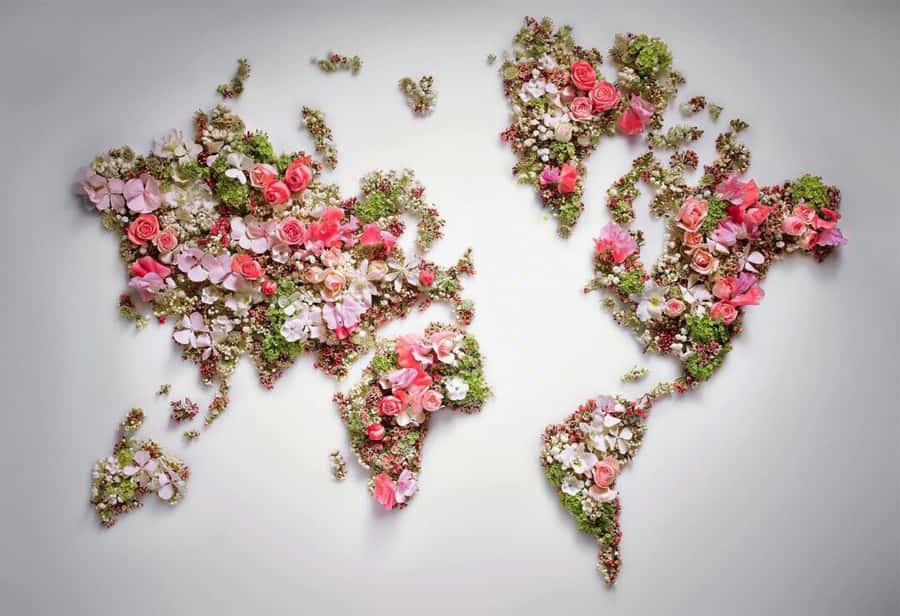 World Map Aesthetic 桌布