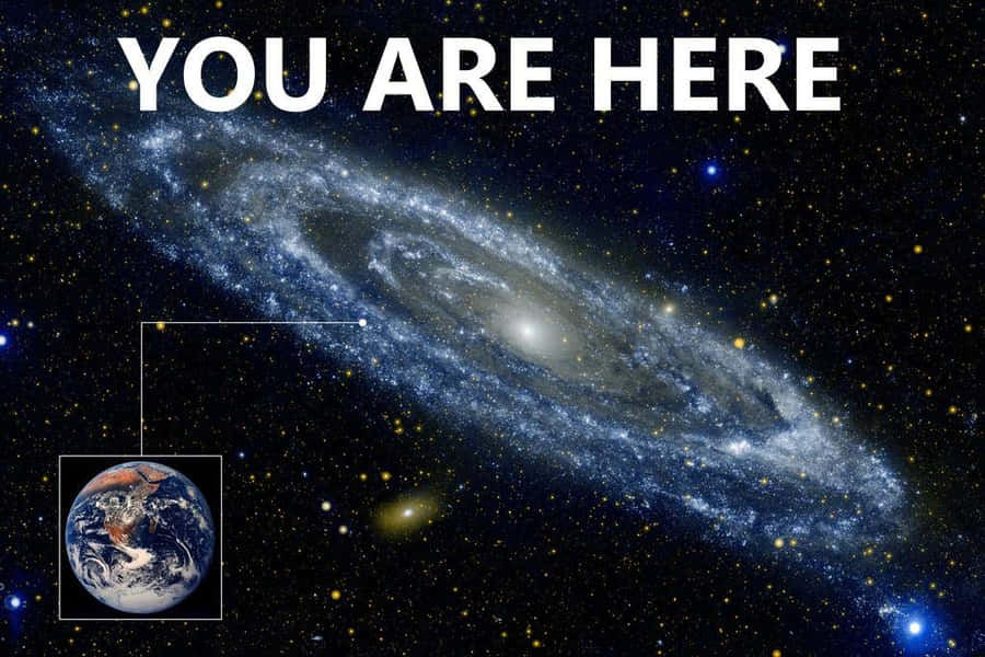 You Are Here Galaxy 桌布