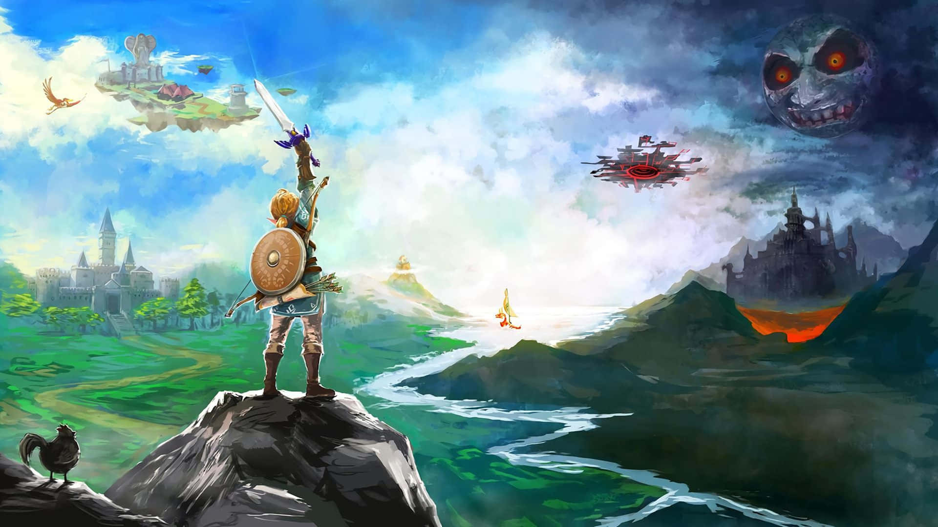 Zelda Breath Of The Wild 4K 桌布