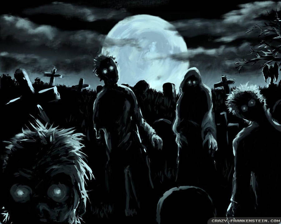 1280x1024 Halloween Zombie wallpaper