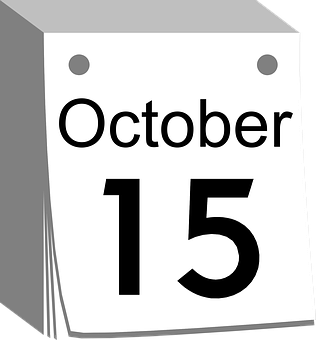 10月15日曆頁 壁紙