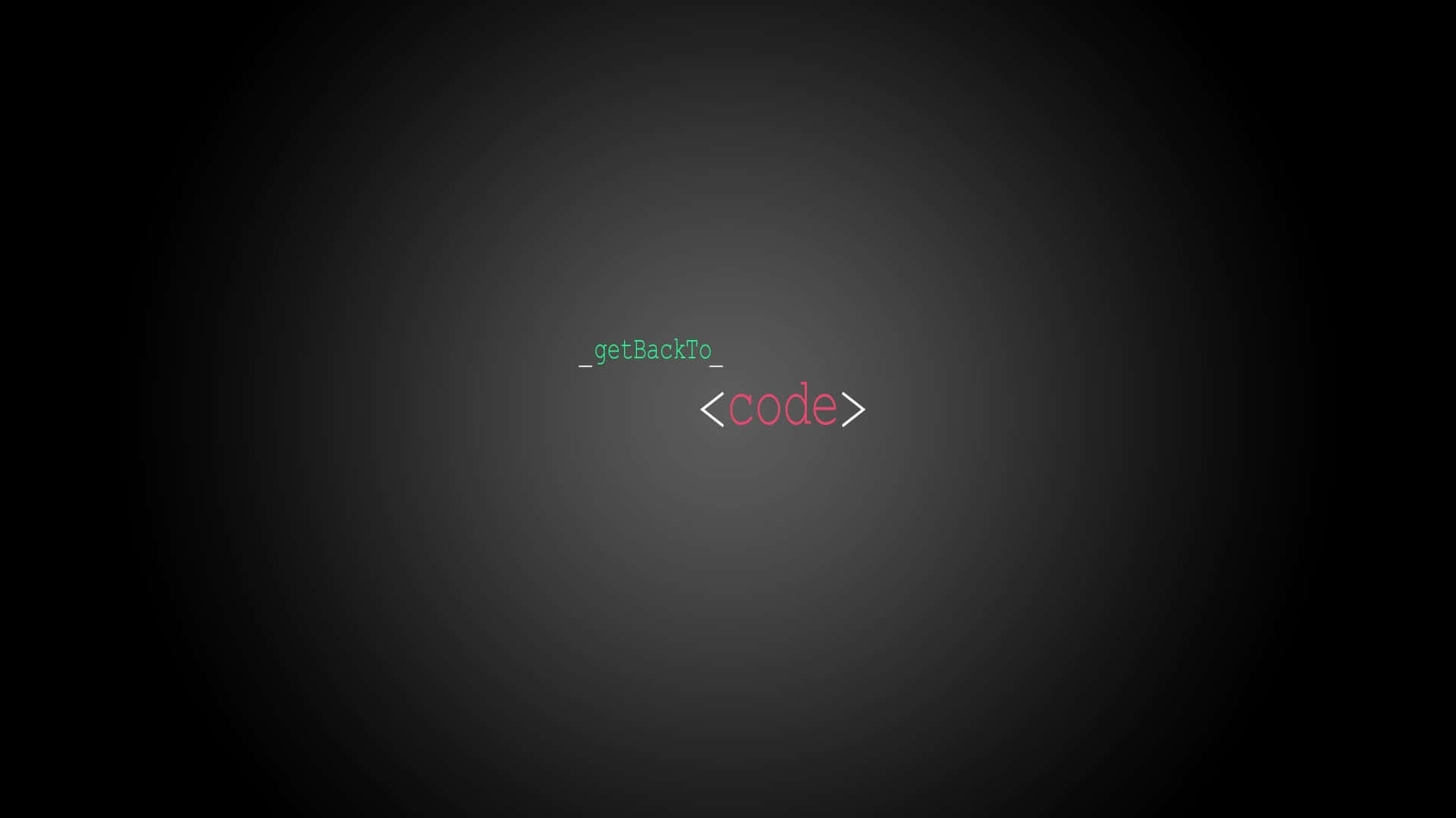 在暗色漸變背景上發光的代碼文字