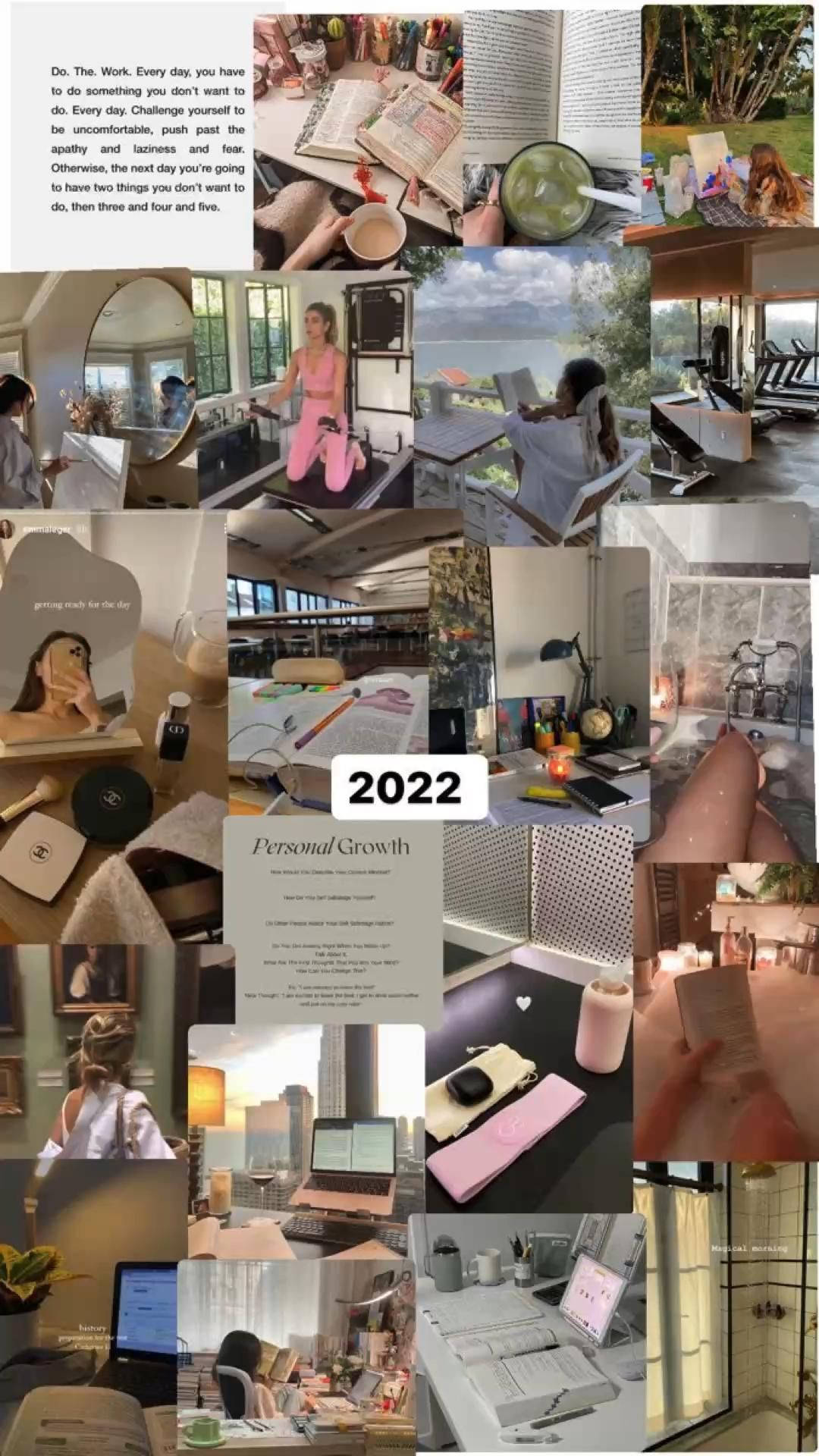 2022 那女孩風格拼貼 壁紙