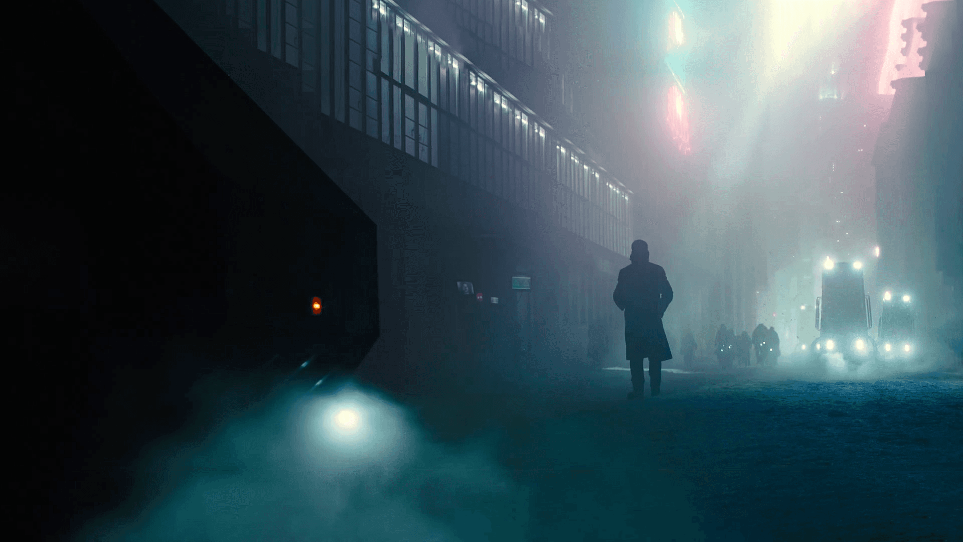《銀翼殺手2049》中的未來城市景觀 壁紙
