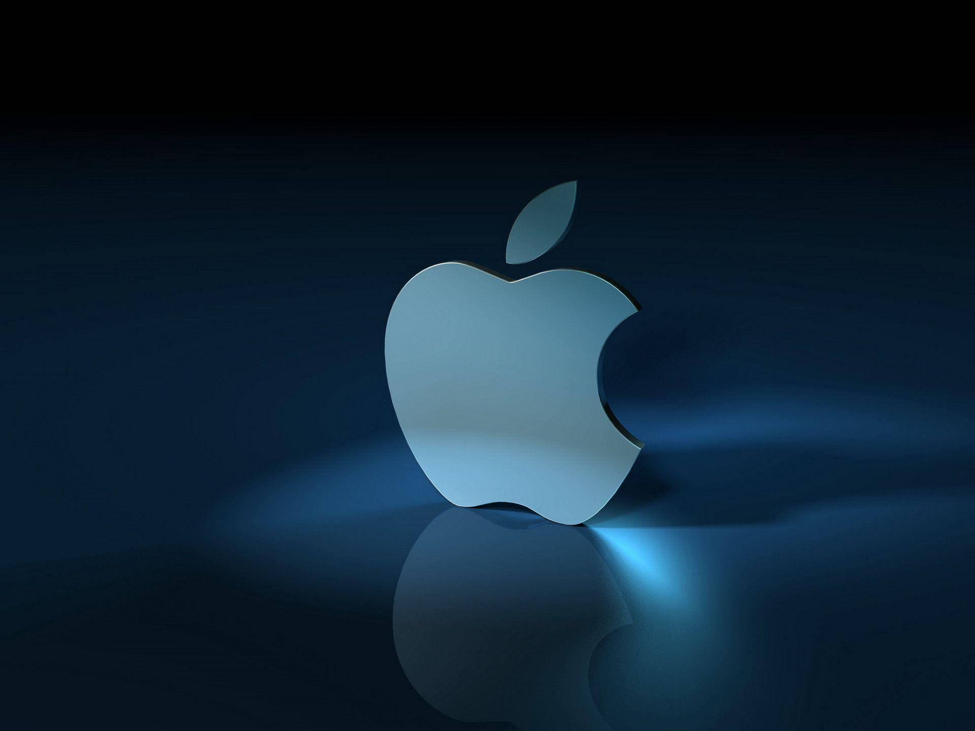 3D Apple iPhone標誌半亮