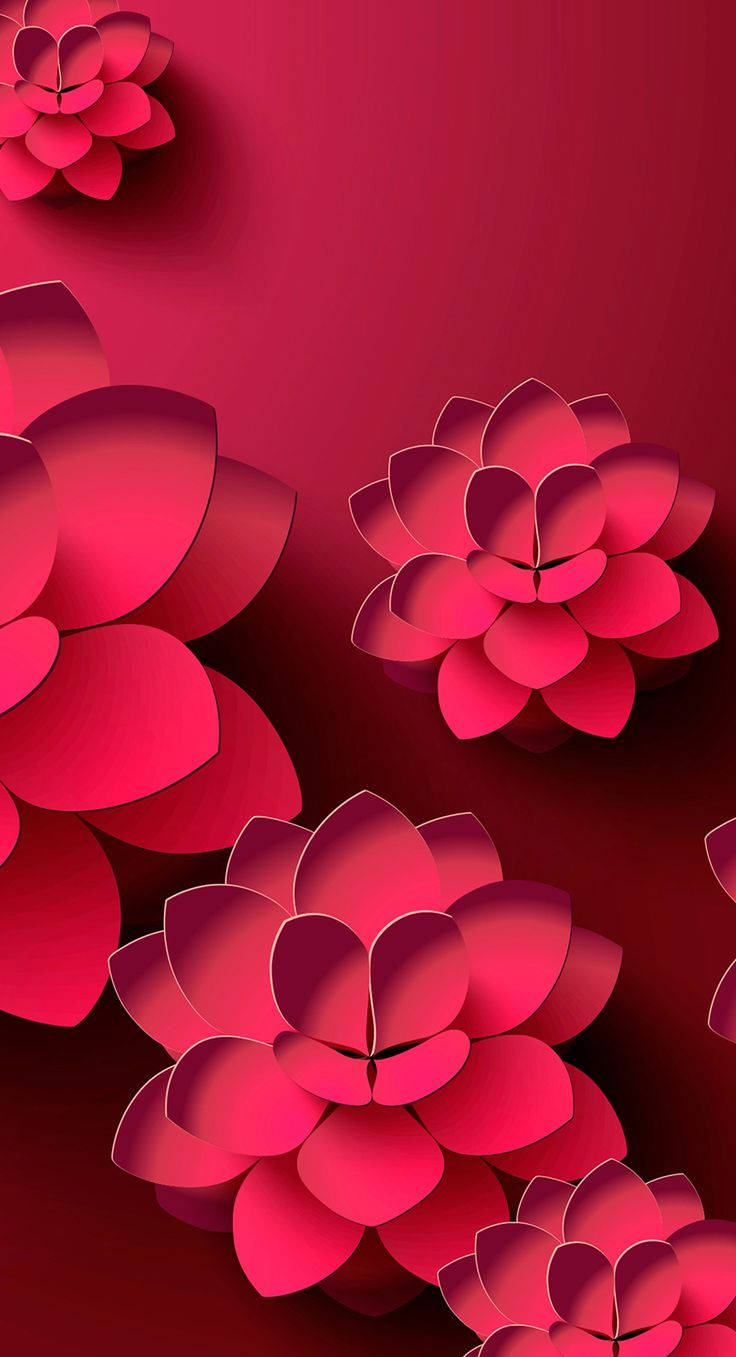 3D手機蓮花
