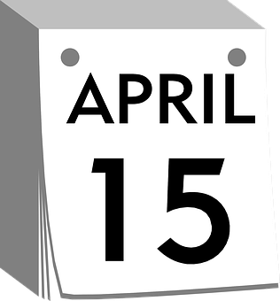 4月15日行事曆頁面 壁紙