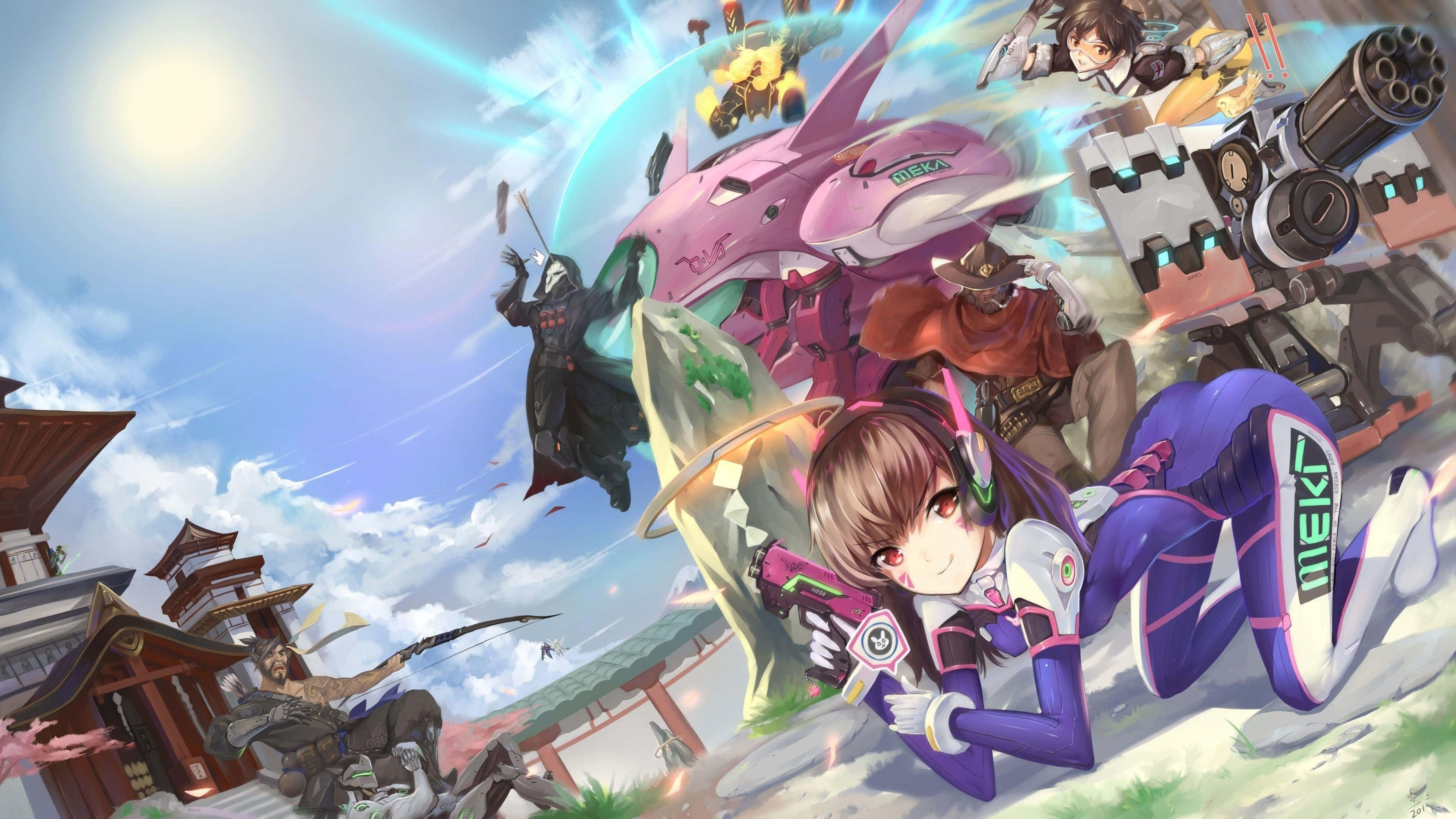 4K Overwatch 背景 壁紙