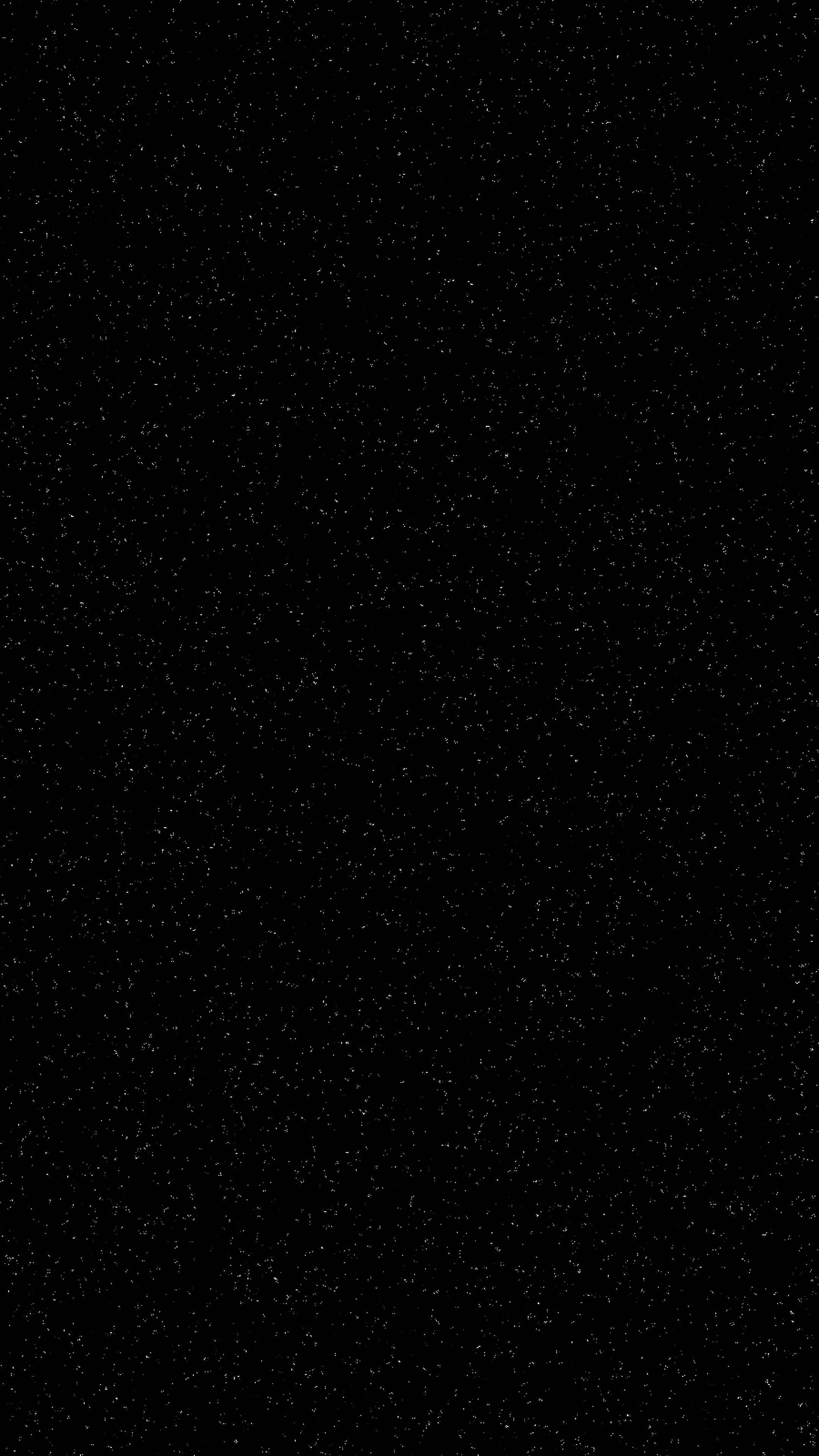 繁星 4K 超高清深色手機壁紙 壁紙 — 一塊廣闊的黑色畫布上，佈滿了無數細小的白色點，宛如深空中遙遠的星星。