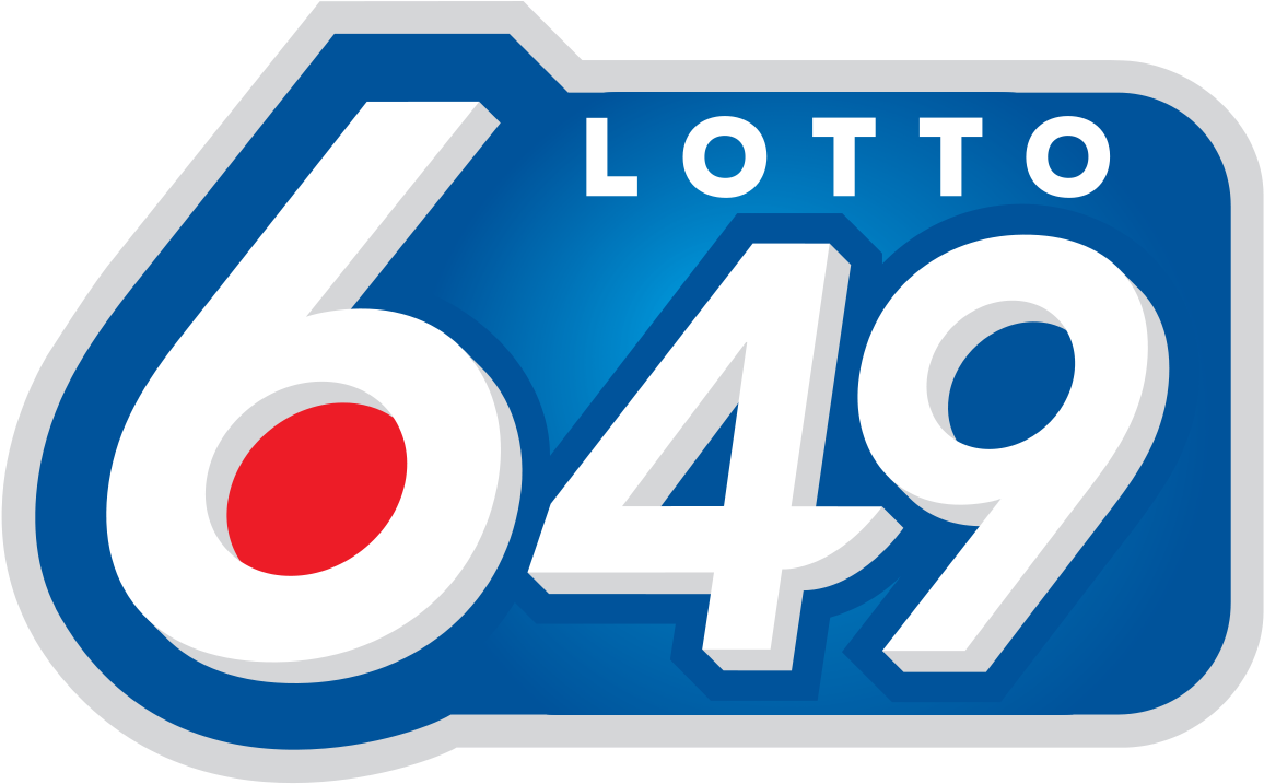 樂透649標誌 壁紙 — 大膽的藍色標誌，白色649和紅點，帶有「LOTTO」文字，設計簡潔現代。