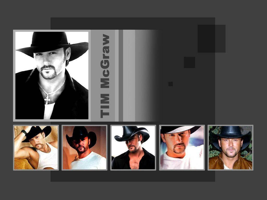 Tim McGraw 專輯封面，主黑白肖像和五張較小的彩色照片。