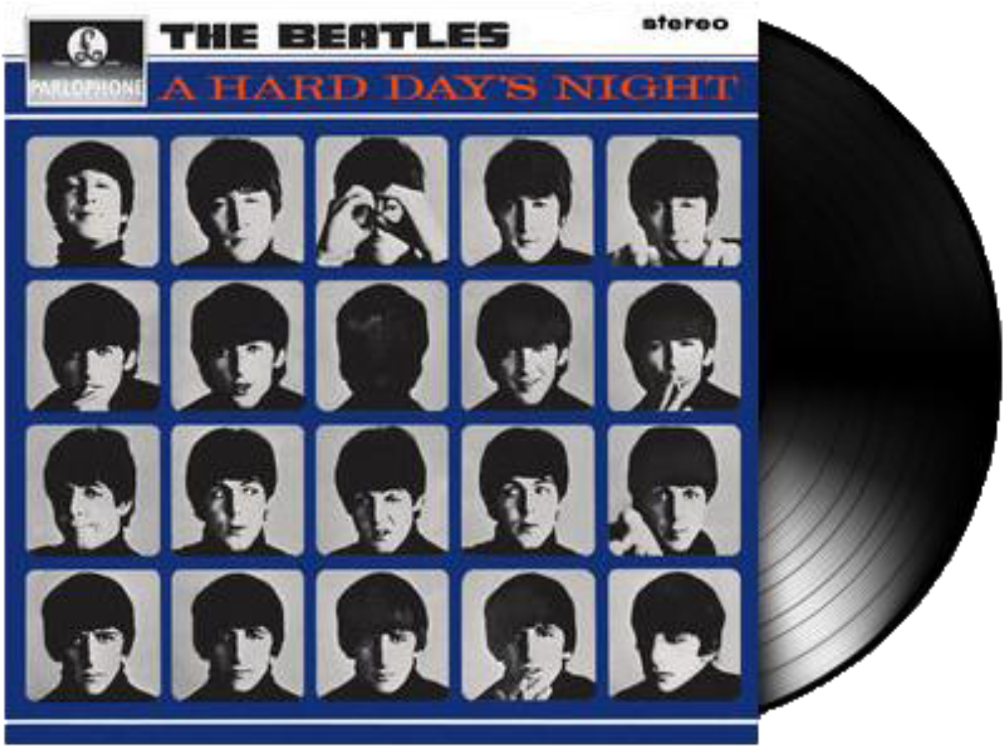 披頭四《A Hard Day's Night》專輯封面 壁紙