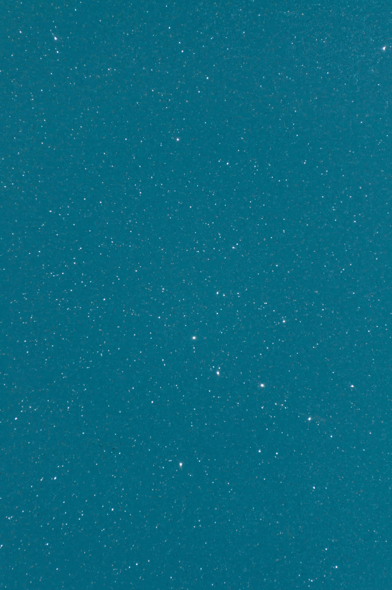 佈滿星星的藍綠色夜空
