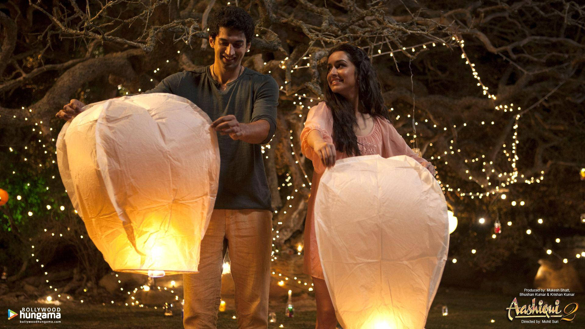 《Aashiqui 2》主角與孔明燈