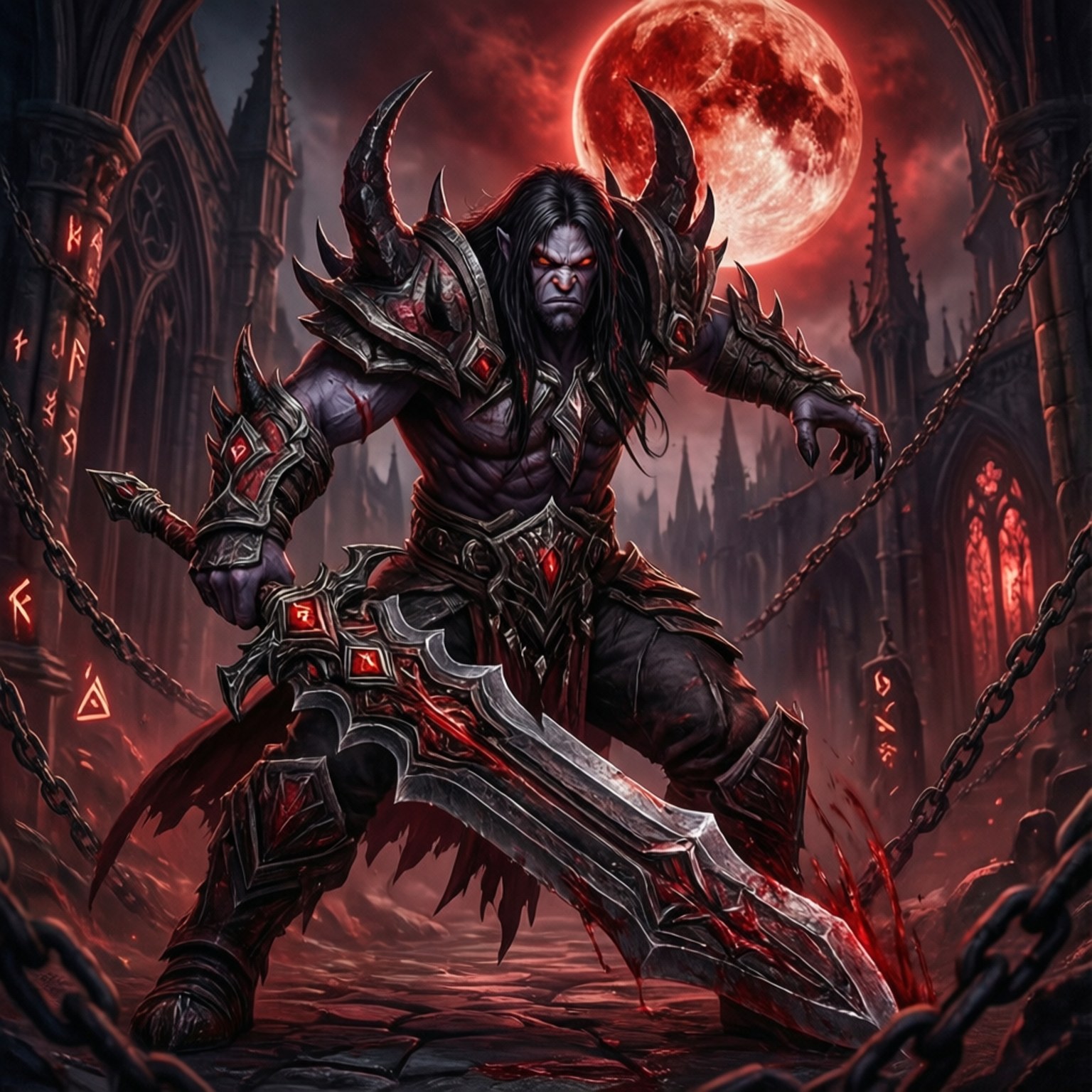 Aatrox 血月 壁紙