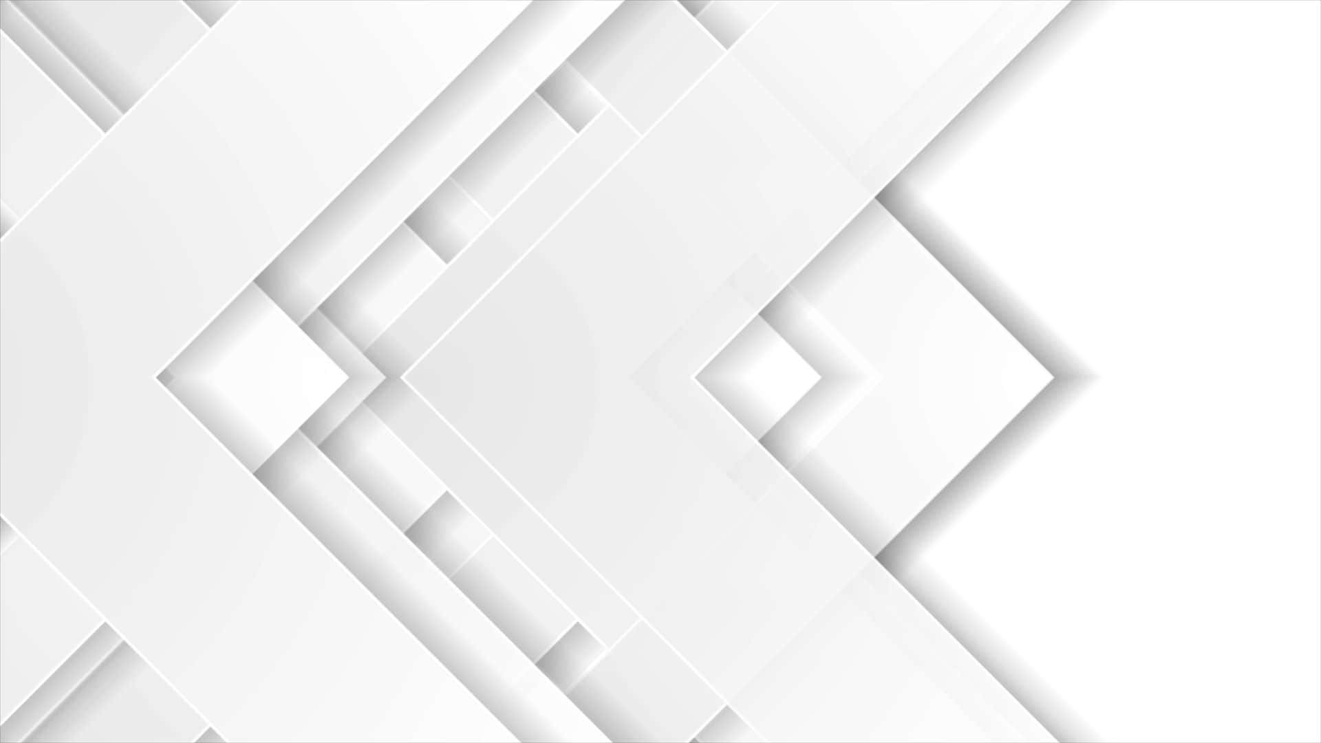  壁紙 — 抽象幾何圖案牆紙，採用分層白色面板，營造現代簡約3D效果。