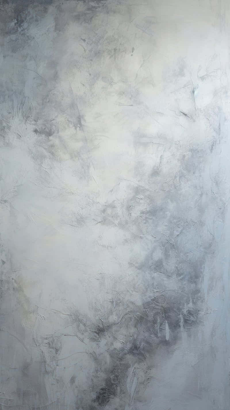 抽象紋理灰白色畫作，可見筆觸。 — 美學白色動態圖 壁紙