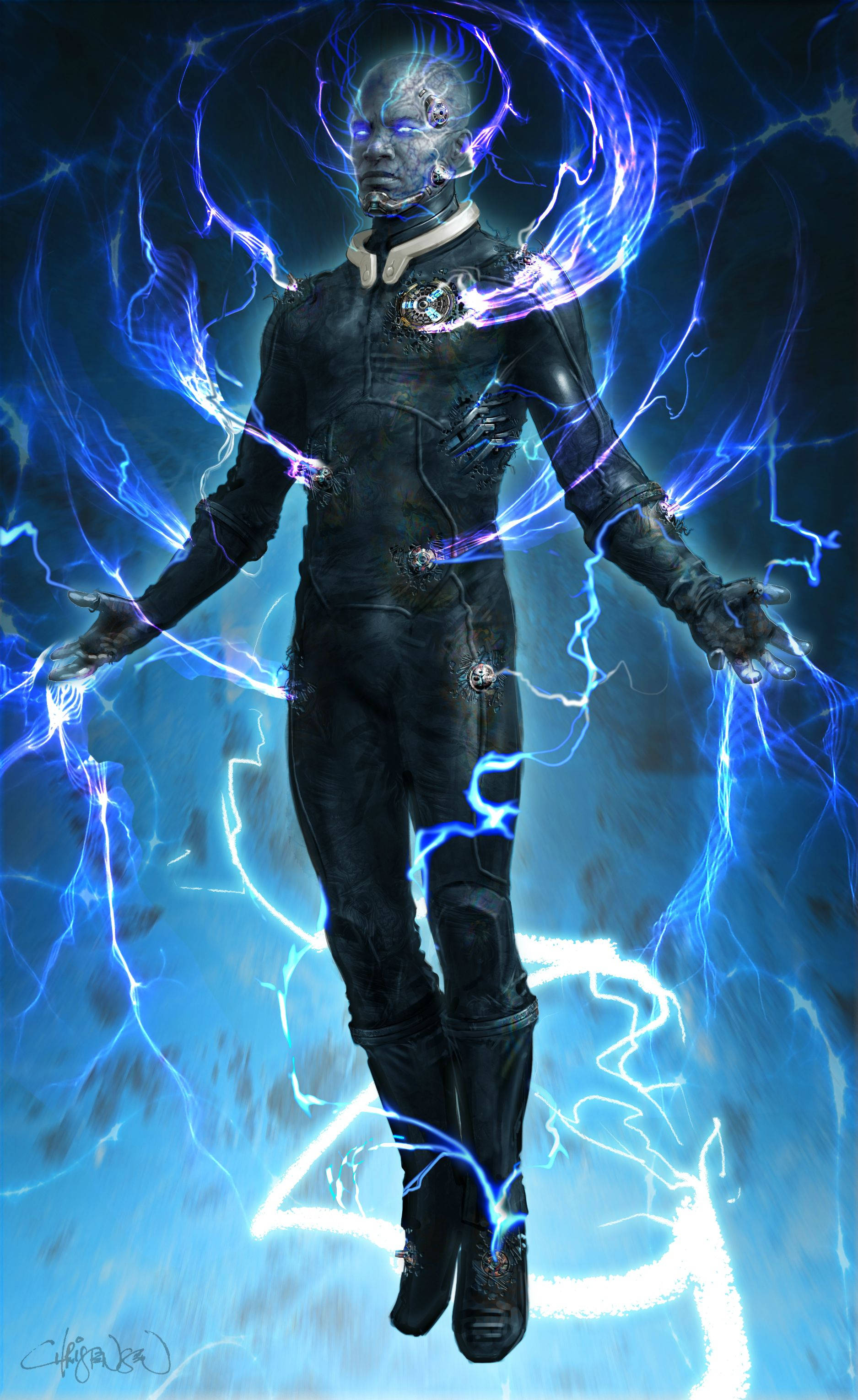 Actor Jamie Foxx as Electro in The Amazing Spider-Man 2 壁紙