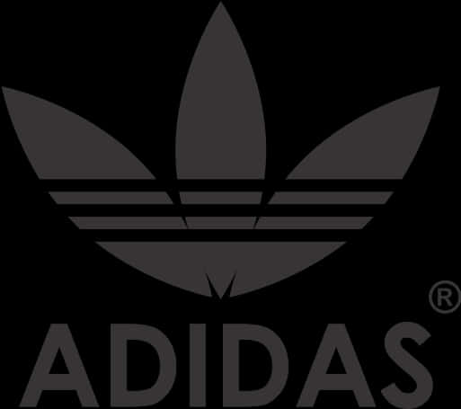 Adidas三葉草標誌黑色背景 壁紙