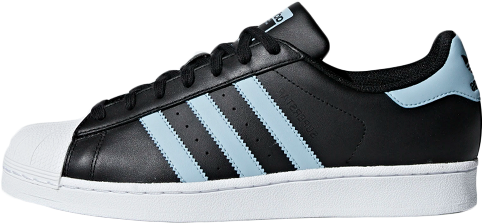 Adidas 黑色藍間運動鞋 壁紙