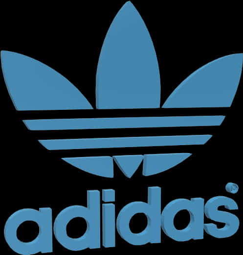 Adidas 三葉草標誌藍色 壁紙