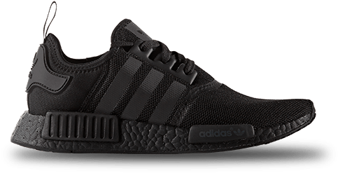 Adidas 黑色運動鞋側面 壁紙