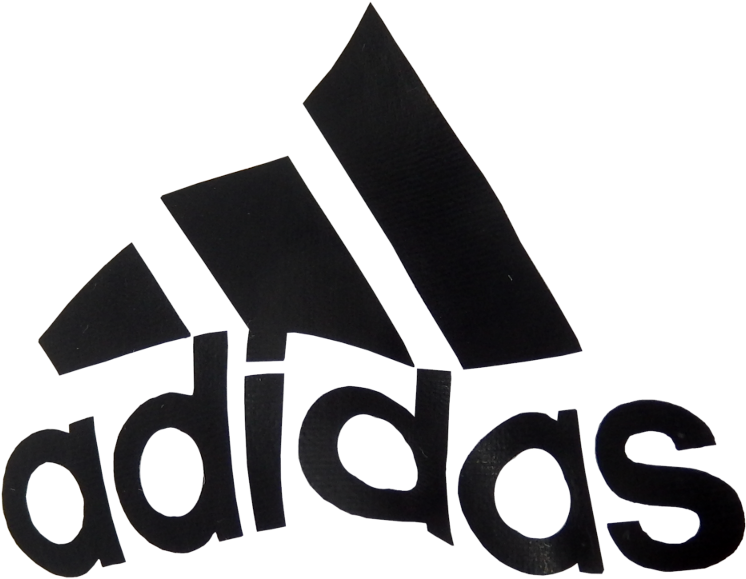 Adidas 標誌黑色配青綠色背景 壁紙