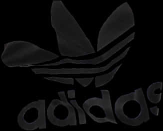 Adidas 三葉草標誌 黑色背景 壁紙