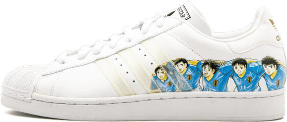Adidas Superstar 動漫風格運動鞋 壁紙