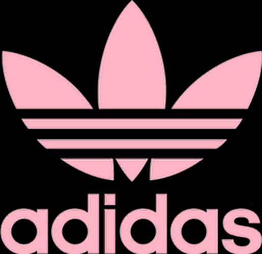 Adidas Trefoil Logo 粉紅色 壁紙