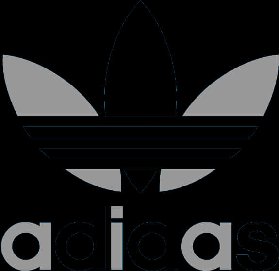 Adidas Trefoil Logo 黑色 壁紙