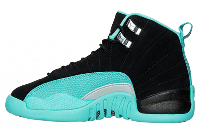 黑與青綠 Air Jordan 運動鞋 壁紙