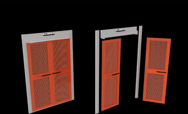 Alimak工業門3D模型 壁紙