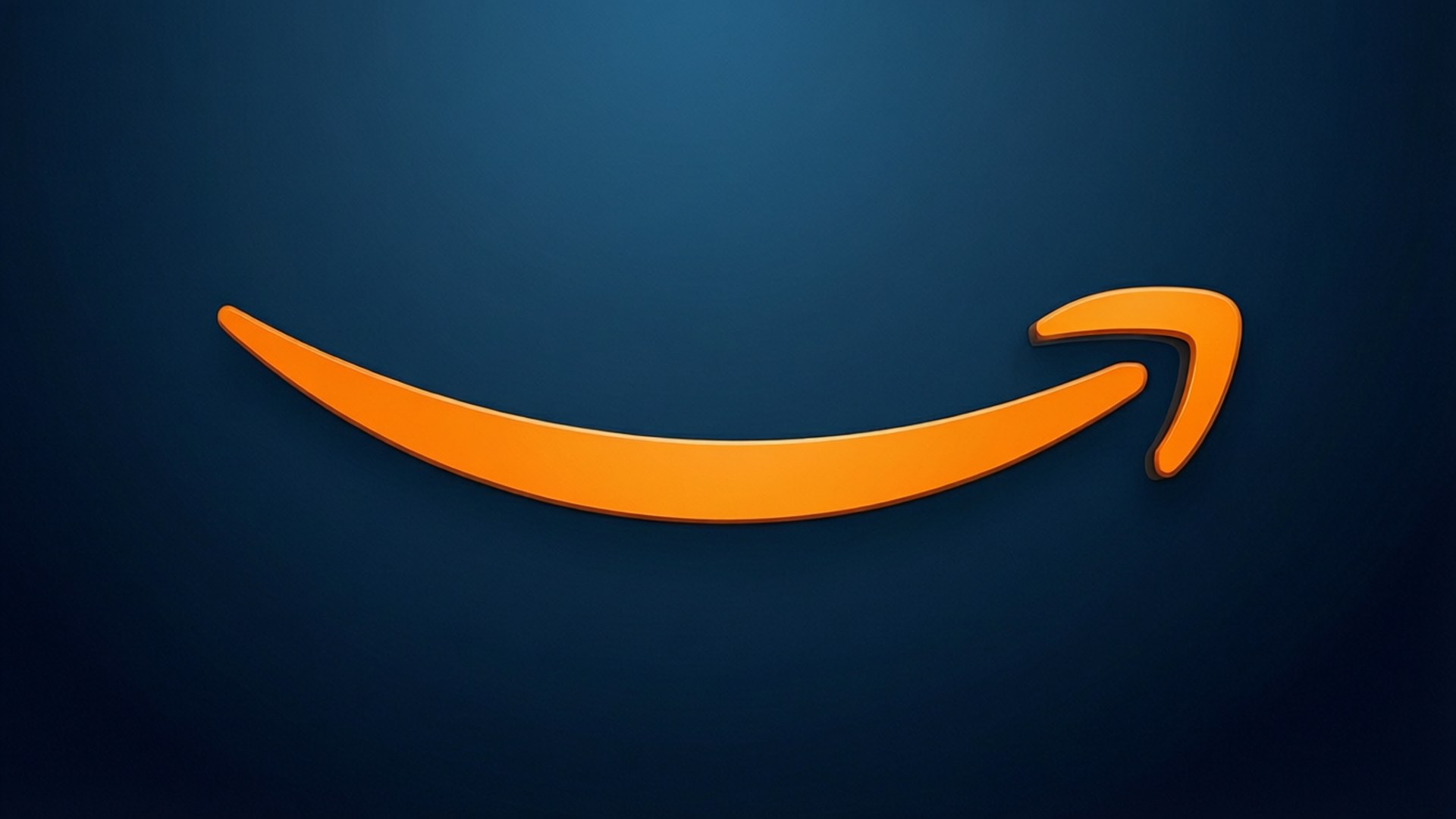 Amazon Logo 漸變色 壁紙