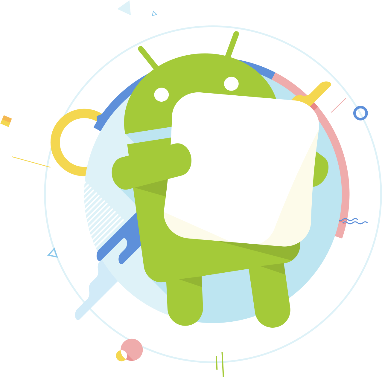 Android Marshmallow 吉祥物 壁紙