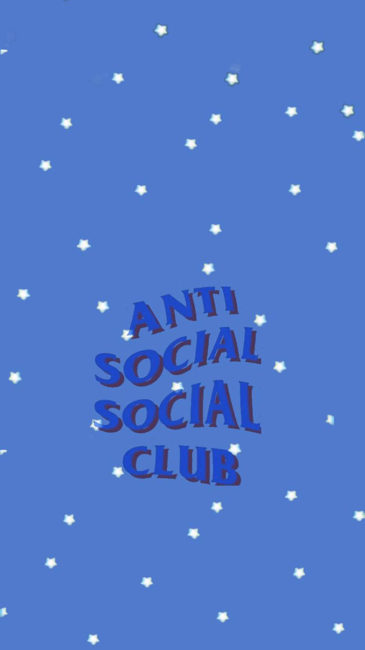 Anti Social Social Club白色星星圖案 壁紙