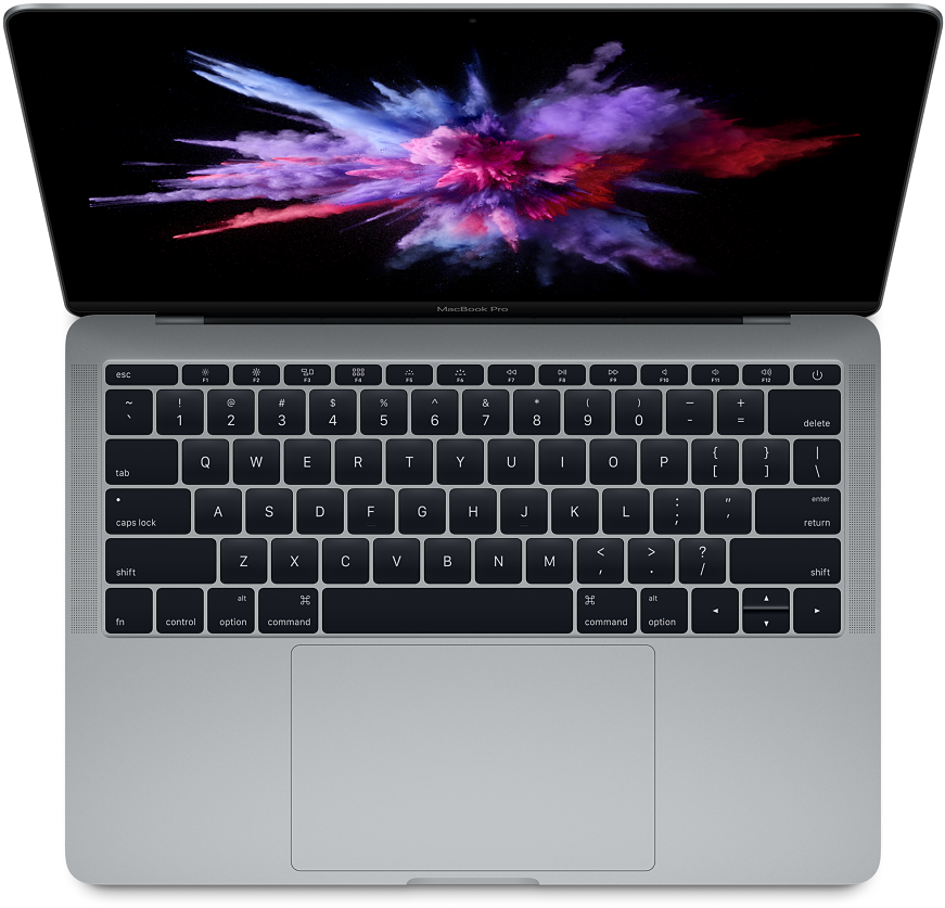 Apple MacBook Pro 俯視圖 壁紙