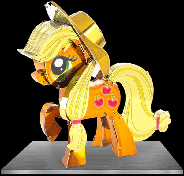Applejack 紙模型 壁紙