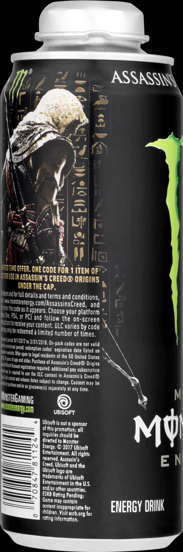 Assassins Creed 起源 魔爪能量飲料罐 壁紙