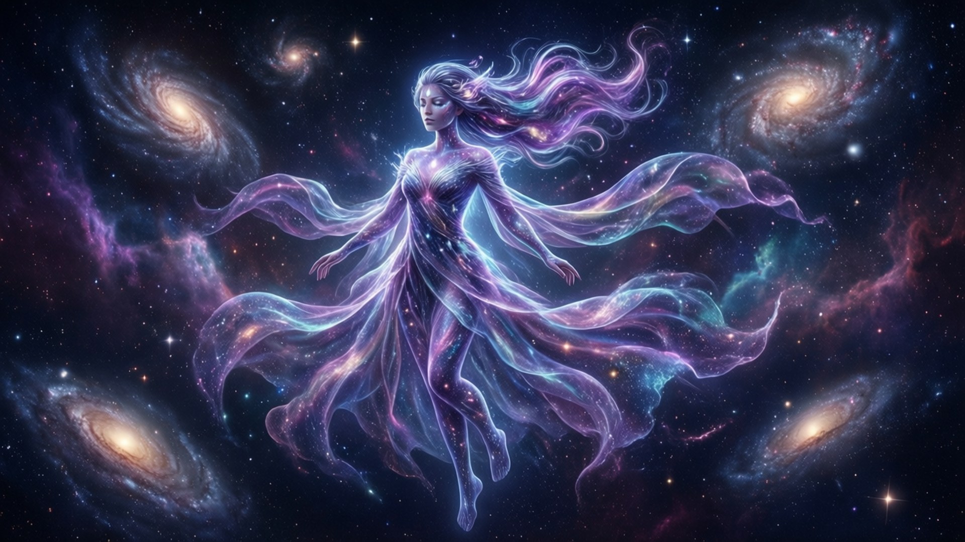 Astra在星際與星系之間漂浮