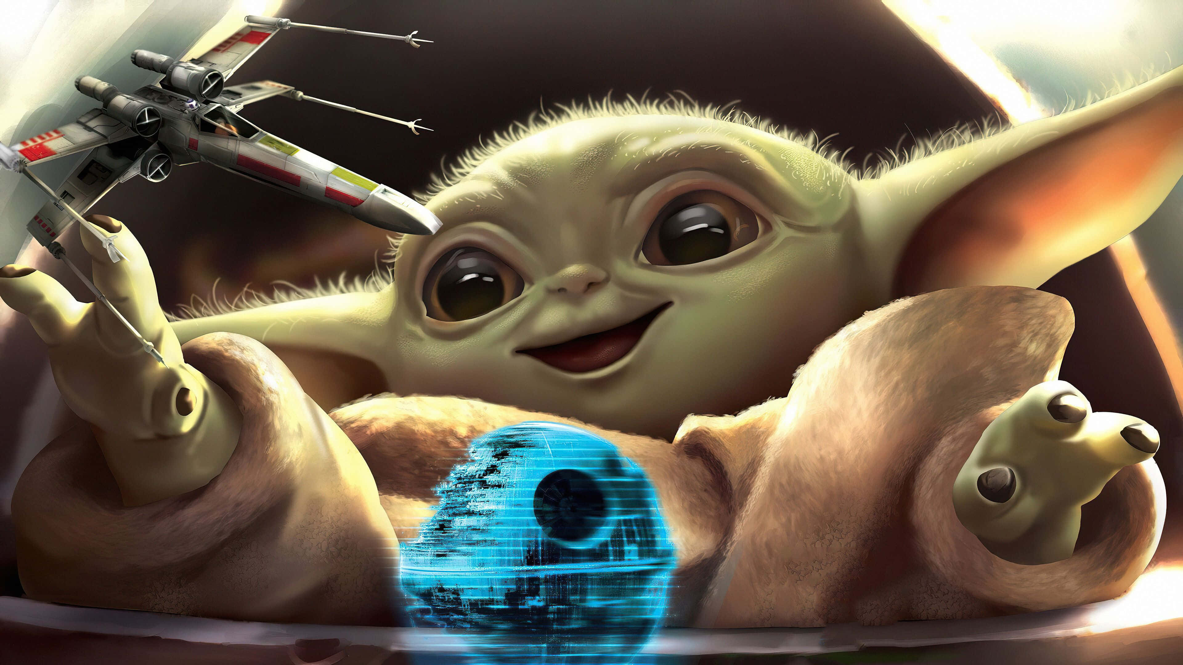 Baby Yoda 背景 壁紙
