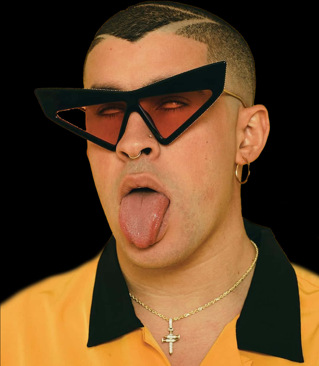 Bad Bunny 吐舌 PNG 圖像 - Bad Bunny 吐舌，透明背景 PNG