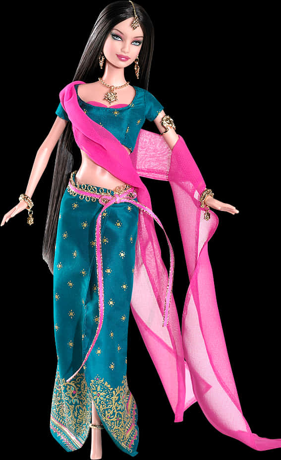 Barbie穿著印度傳統服飾 壁紙