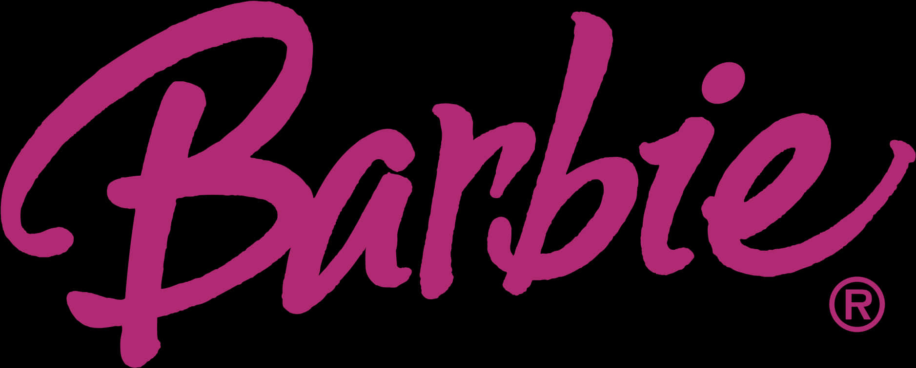 Barbie 標誌粉紅與黑 壁紙