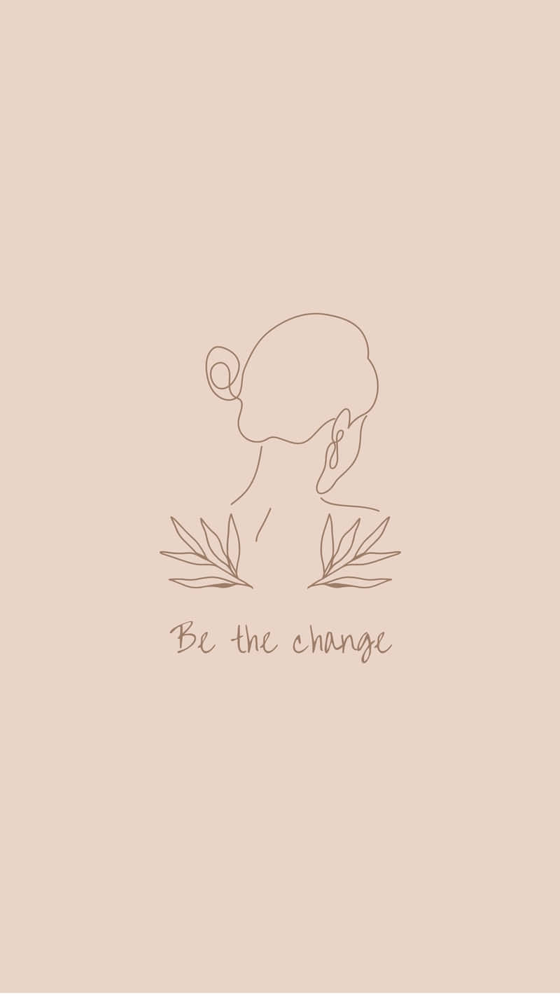 be the change 標誌 壁紙