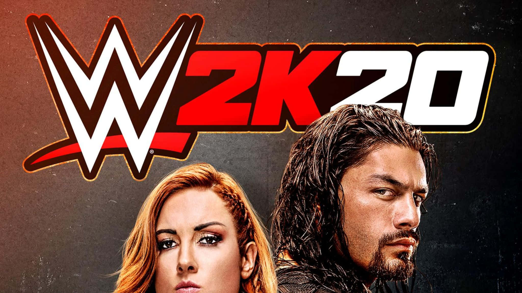 Becky Lynch 與 Roman Reigns WWE 海報 壁紙
