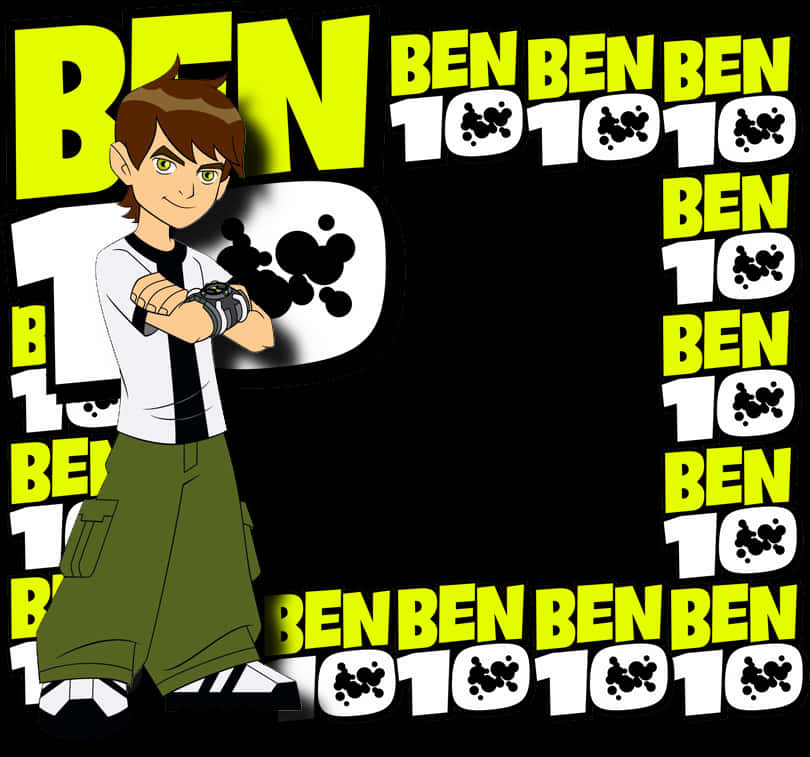 Ben10 英雄姿勢配 Omnitrix 壁紙