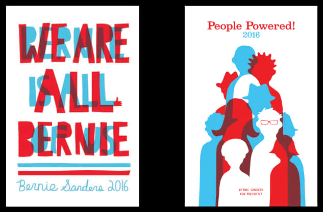 Bernie Sanders 2016 競選海報 壁紙
