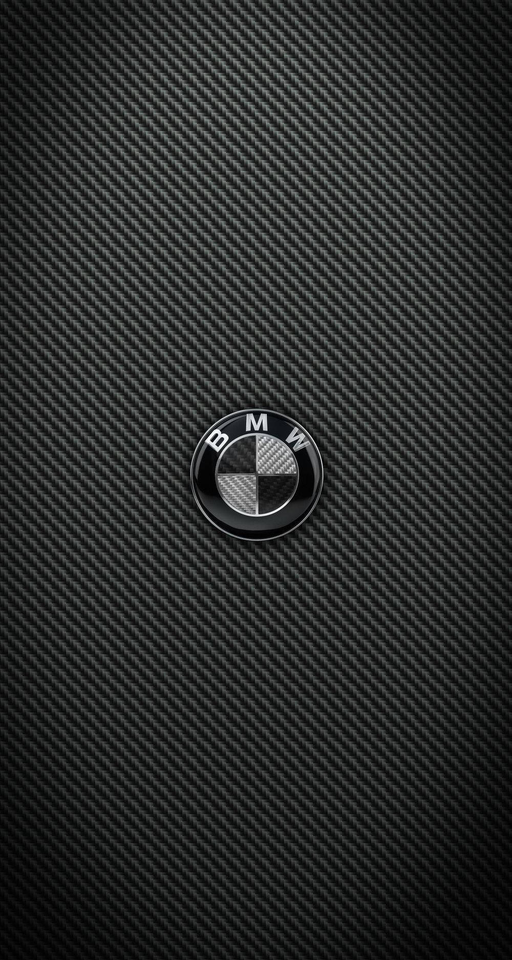 碳纖維表面上的BMW標誌
