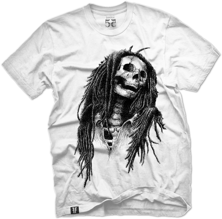 Bob Marley 骷髏頭 T恤設計 壁紙